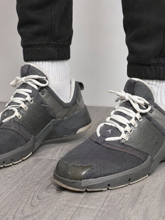 Jordan Other - Nike Air Jordan Alpha Trunner Men’s Size 11 Gray White Training Sneakers Gym Cro